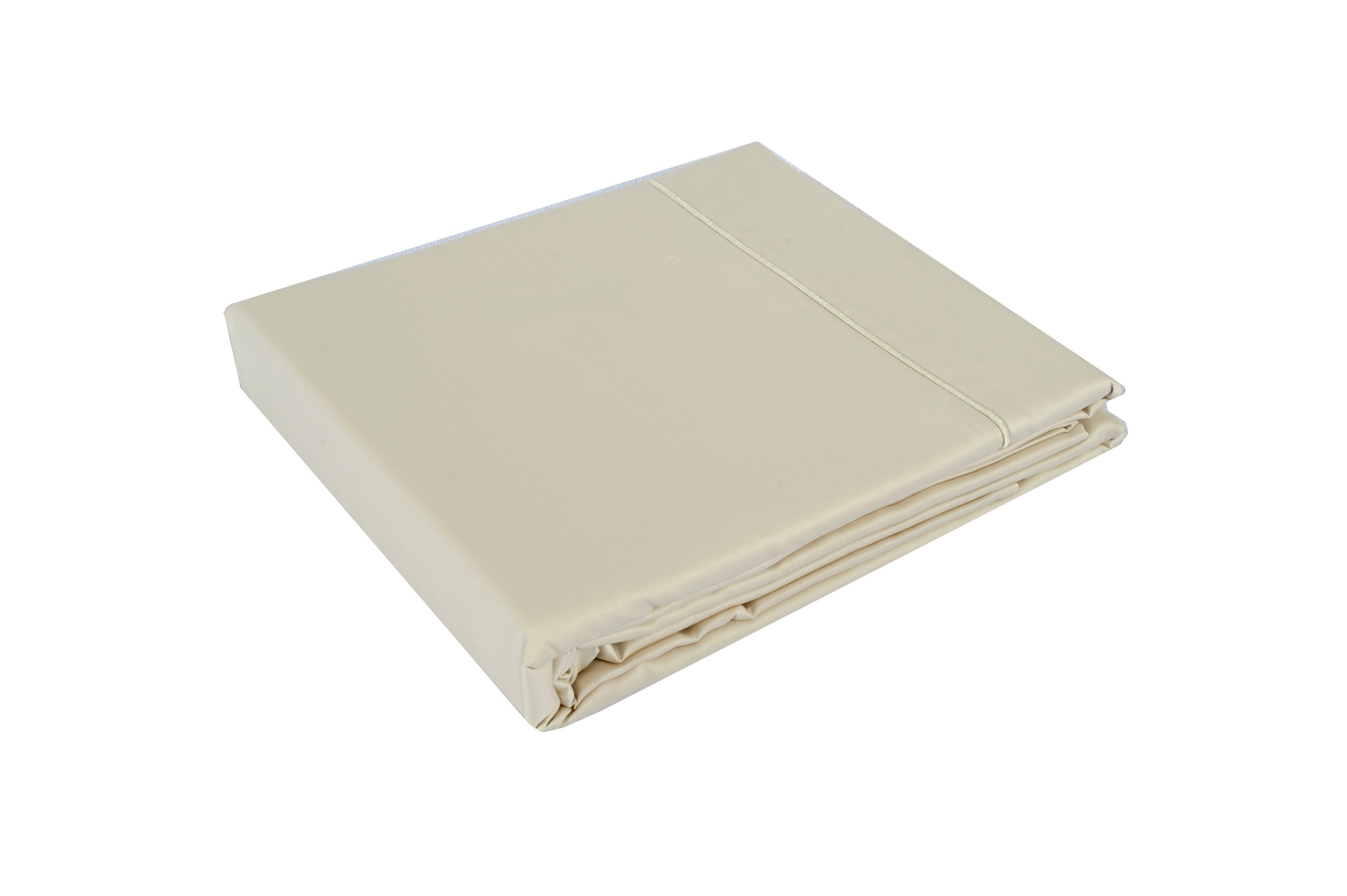 Drap de dessus Bordón INSPIRE coton 300 fils ivoire lit 135 cm - 8