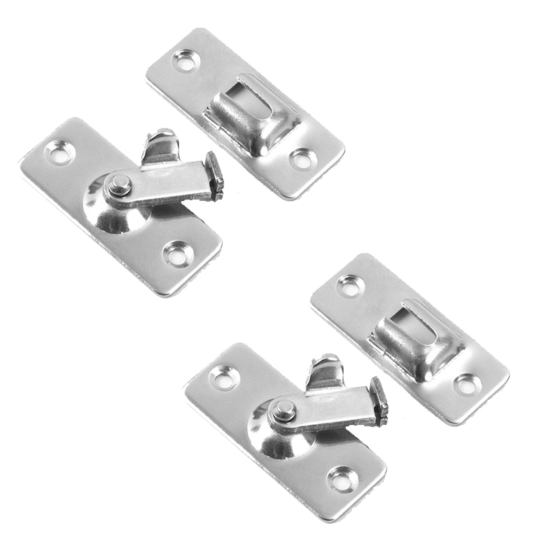 Loquet de porte en acier inoxydable, petit loquet à 90 degrés, argent, 2 pièces Leroy Merlin