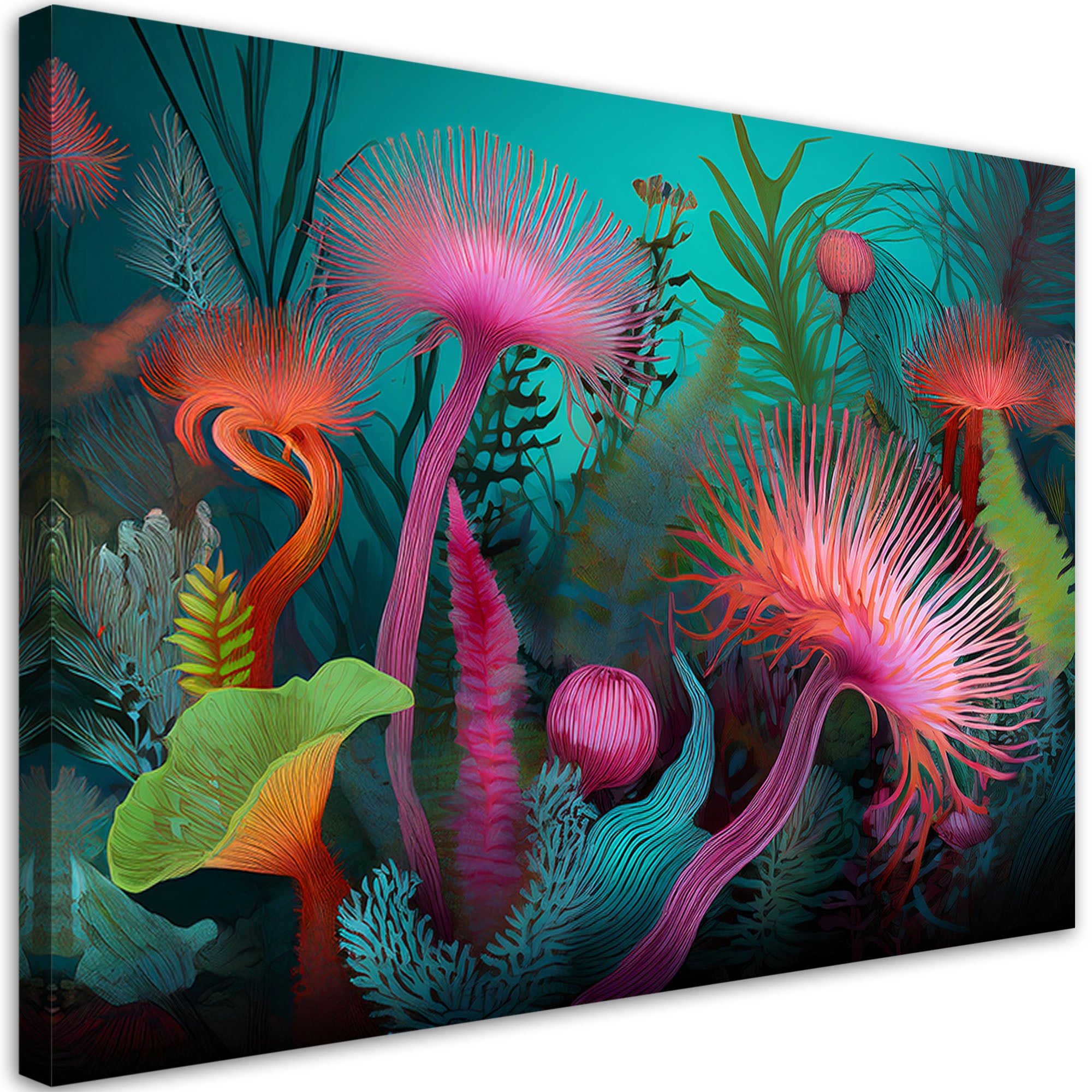 Obraz na płótnie, Kolorowa Rafa Koralowa Natura 90x60
