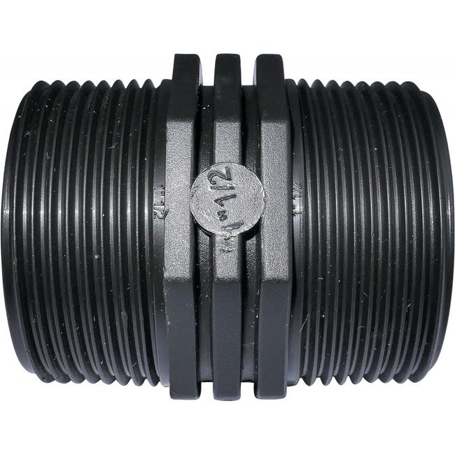 Tubo Telato Capezzoli Idraulici Filettati In Ferro Malleabile Nero - Foto 11