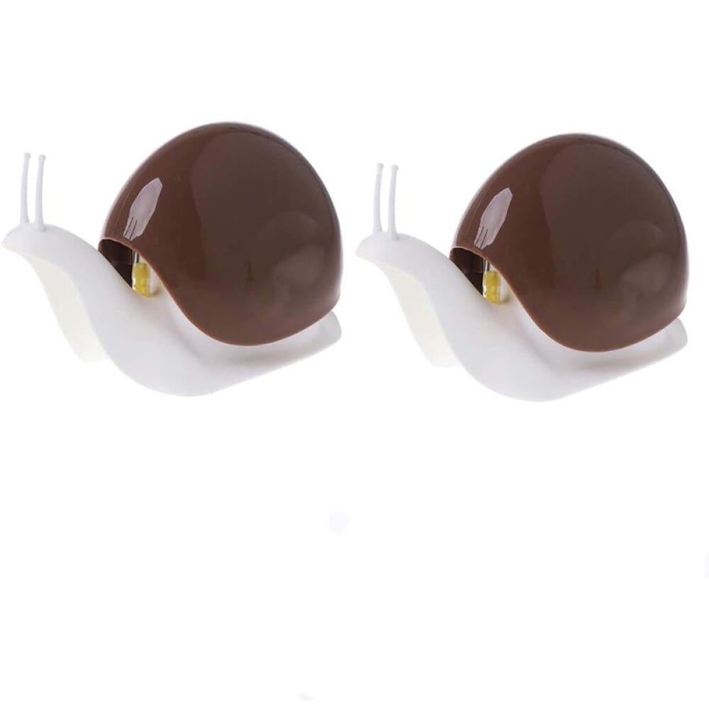 Uroczy dozownik mydła w kształcie ślimaka, idealny do kuchni, łazienki itp., 2 sztuki (120 ml) (brązowy)
