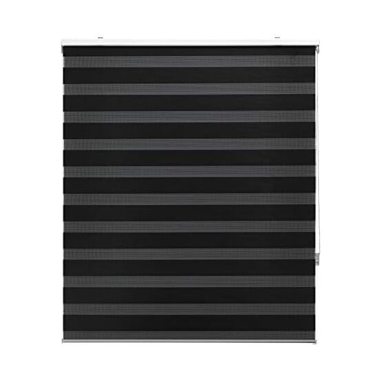 Estor enrollable noche y día - estor noche y día tamaño 120x180 - estor noche y día color negro | blindecor
