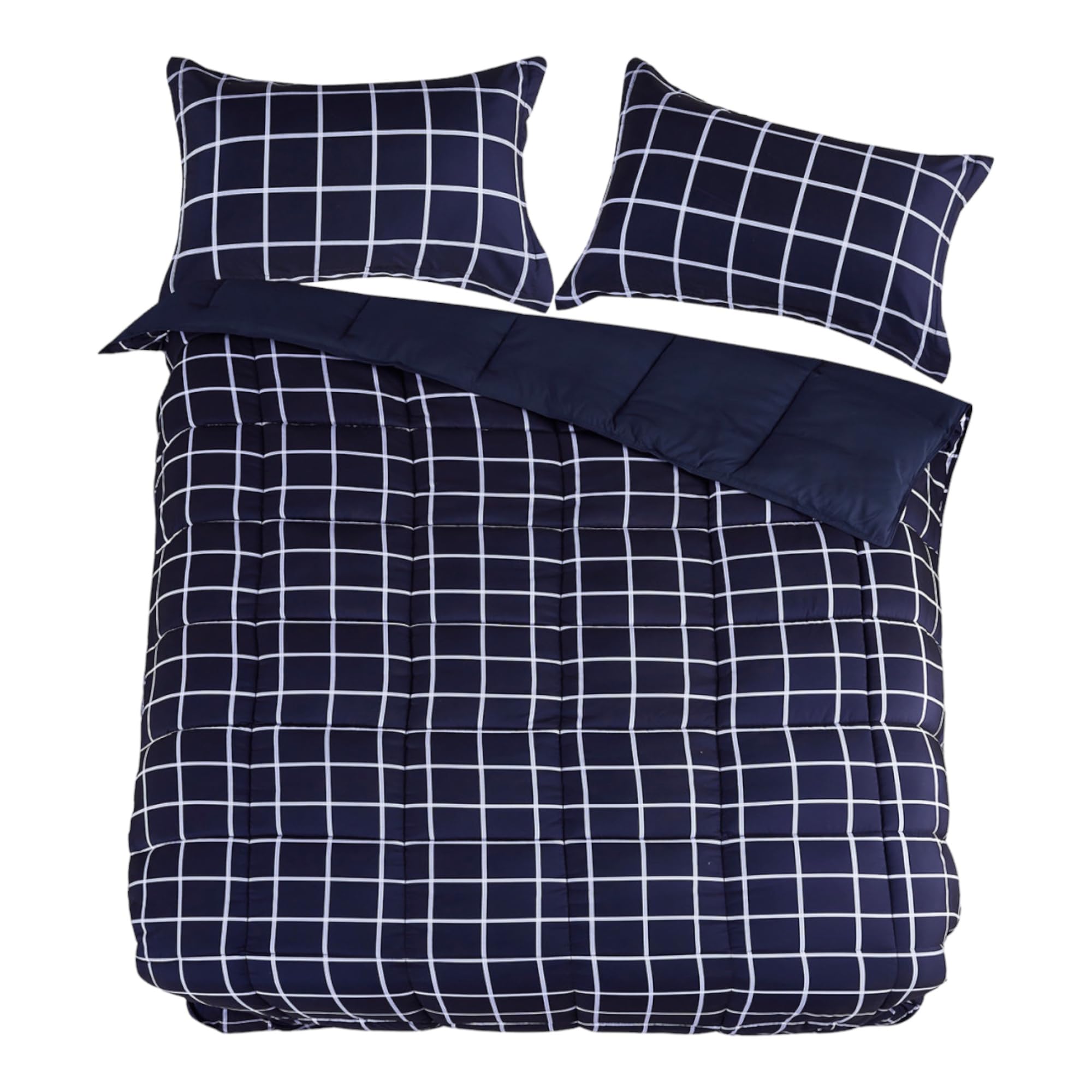 Tienda eurasia - edredón nórdico reversible, bicolor, relleno de fibra, 300g/m², cama 90/105-180x270 cm, kalmar