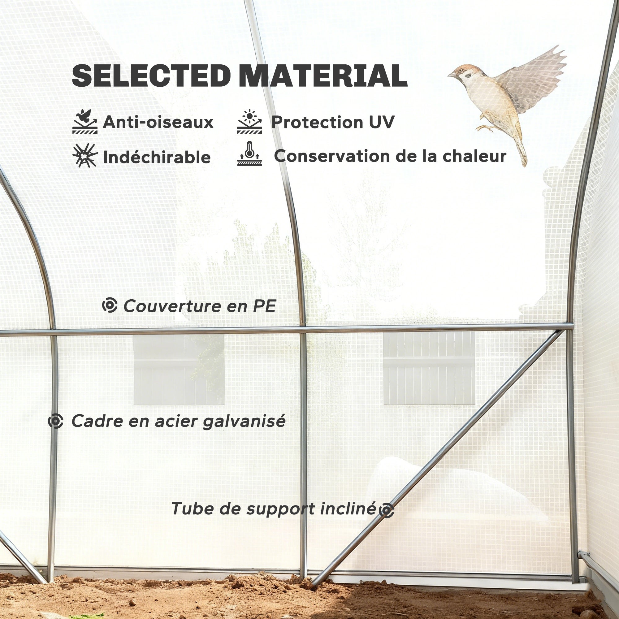 Serre de jardin Plastique Outsunny - 4
