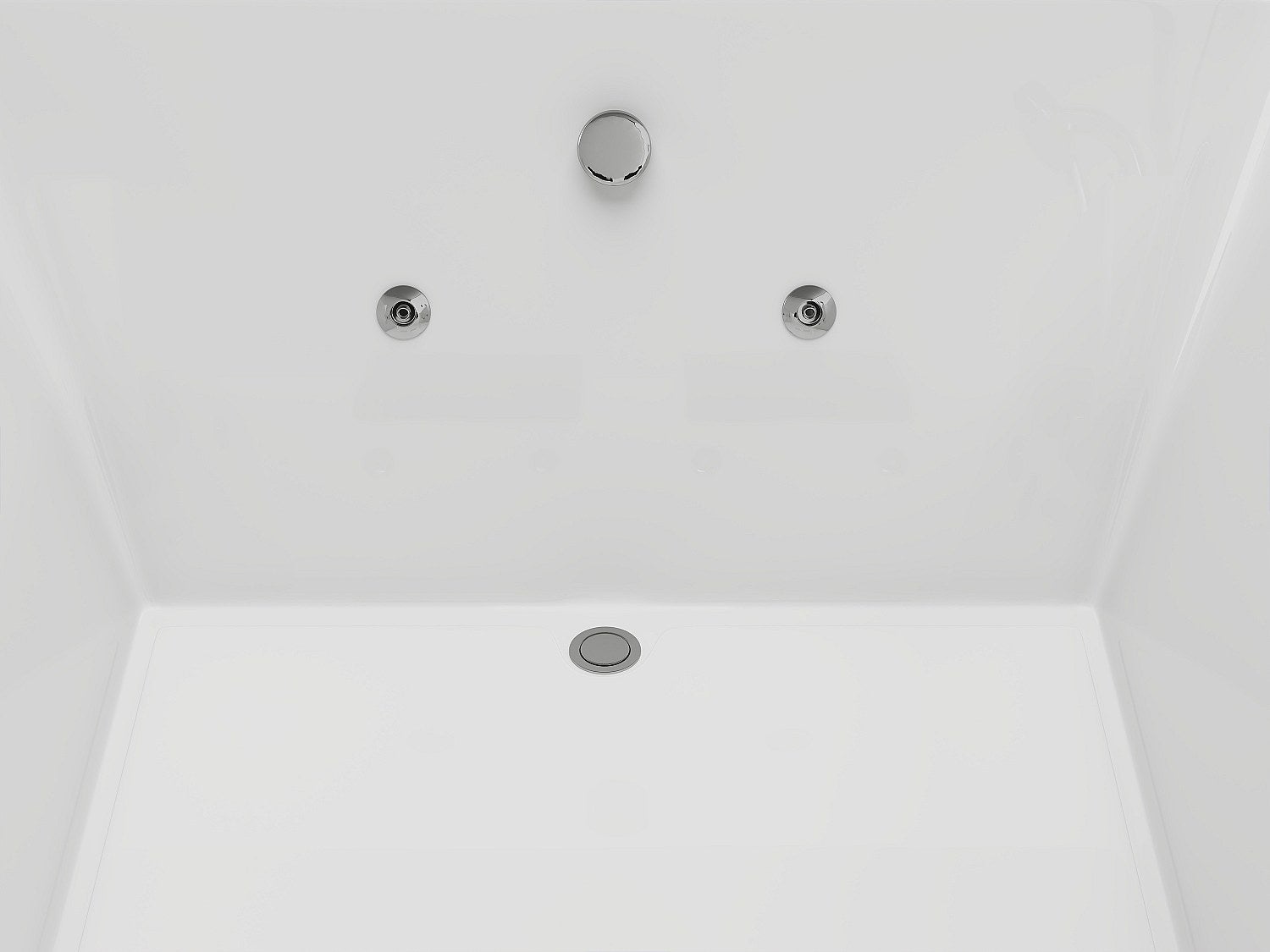 Baignoire balnéo - 2 places - 515 L - 182 x 122 x 62 cm - Angle droit - THALASSA - 7