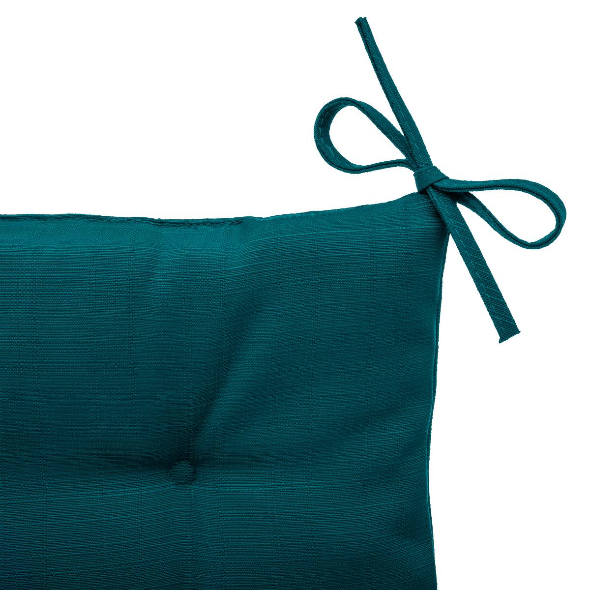 Galette de chaise d'extérieur Korai - 40 x 40 cm - Vert canard - 2