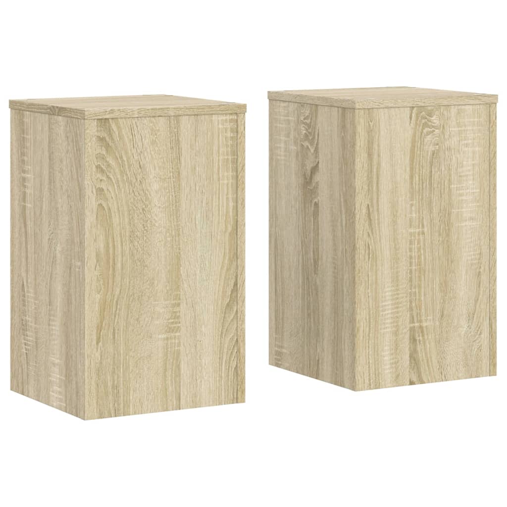 Maison Exclusive - Supports pour plantes 2 pcs chêne sonoma bois d'ingénierie - 2