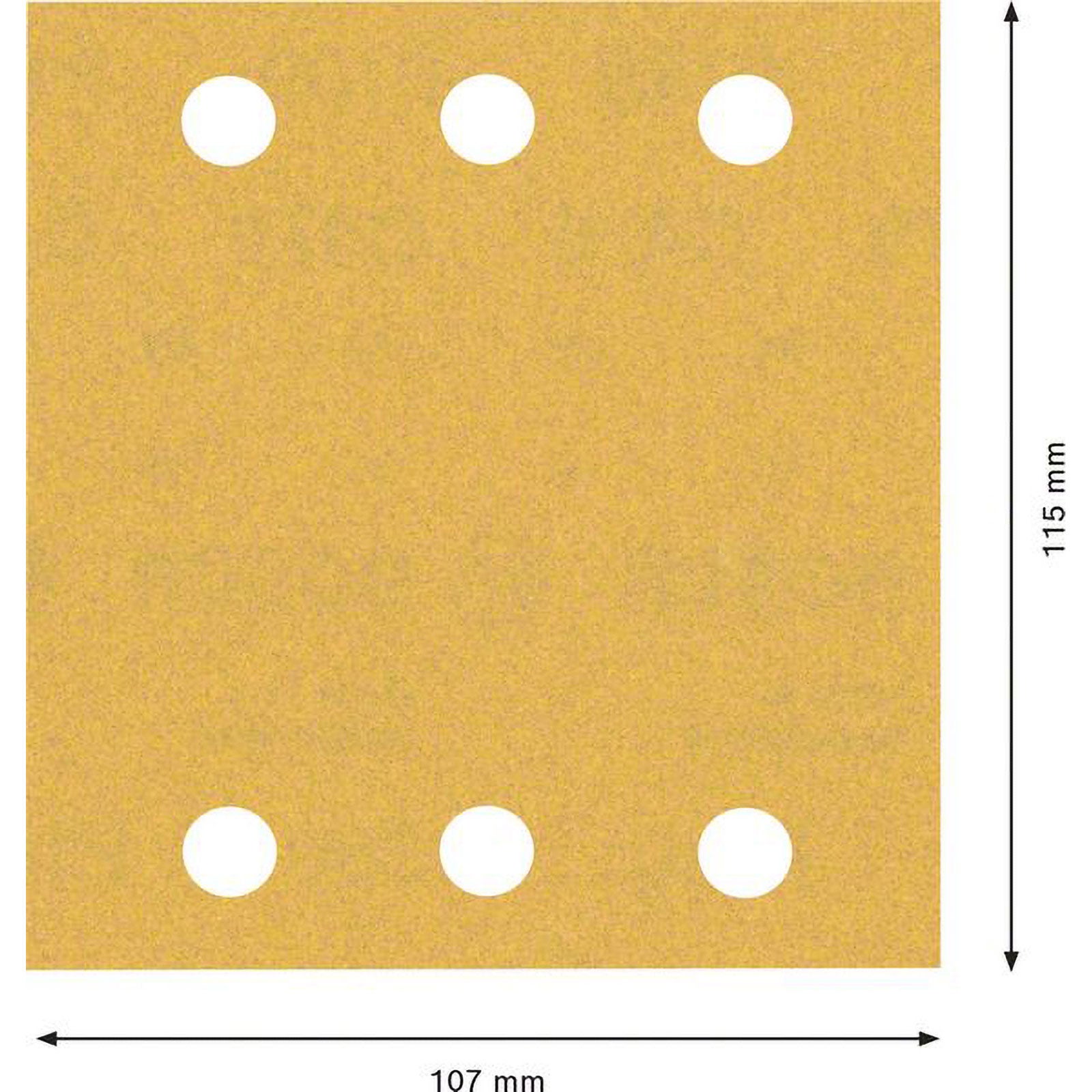 Hoja de lija EXPERT C470 de 115 x 107 mm, G 180, 50 unidades - 5