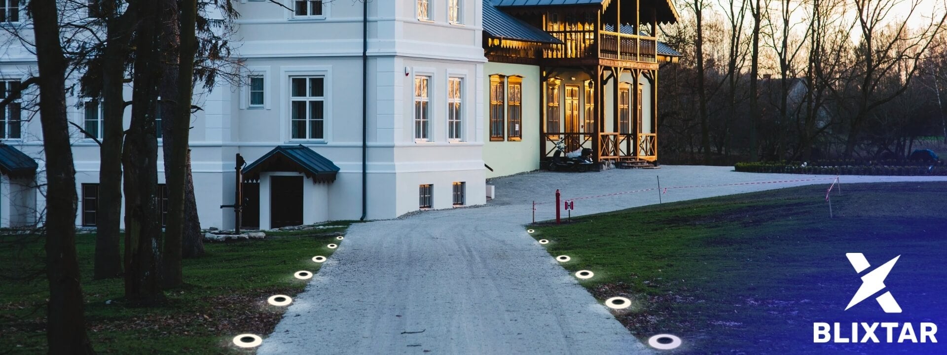 Zestaw 4x Gruntowa Lampka Solarna Ogrodowa Wbijana 14 LED, Najazdowa Wodoodporna - 5