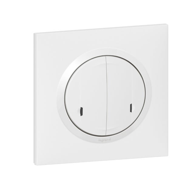 Double commande éclairage sans fil Netatmo - Dooxie - blanc - Legrand