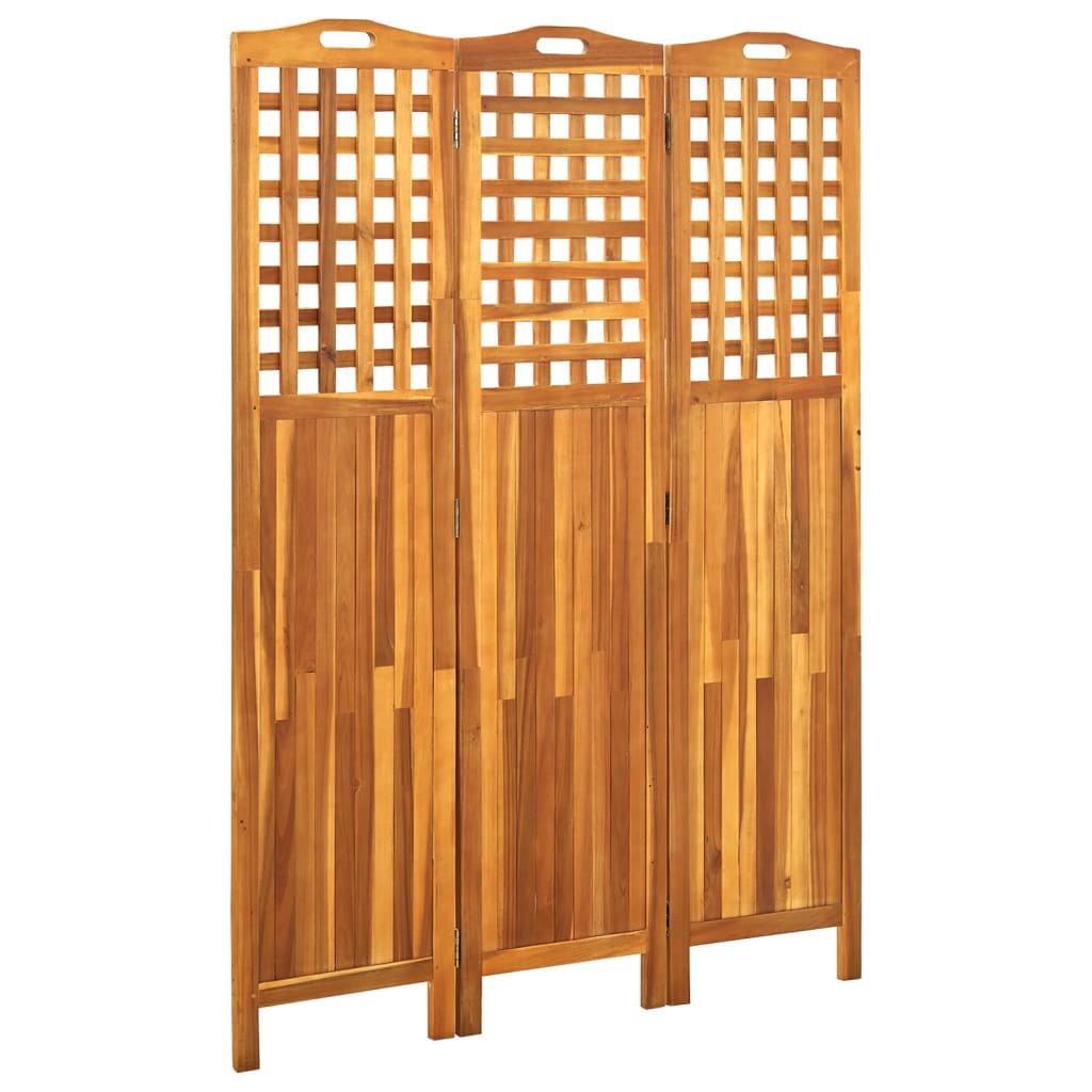 Biombo separador de ambientes 3 paneles 121 x 2 x 170 cm madera de ...