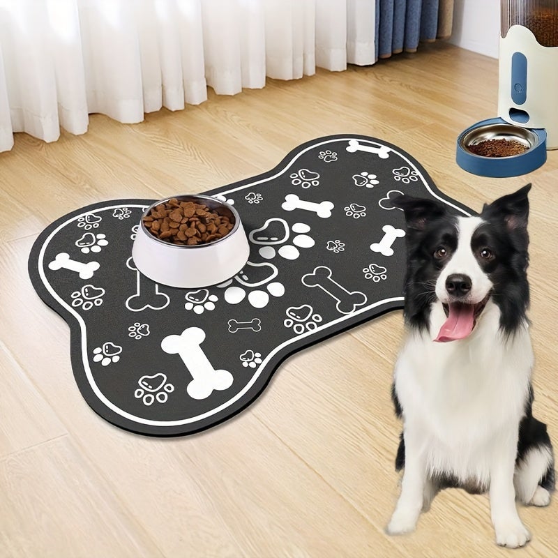 Tapis de Nourriture pour Animaux de Compagnie, Tapis antidérapant Tapis de Nourriture pour Animaux de Compagnie, Tapis antidérapant