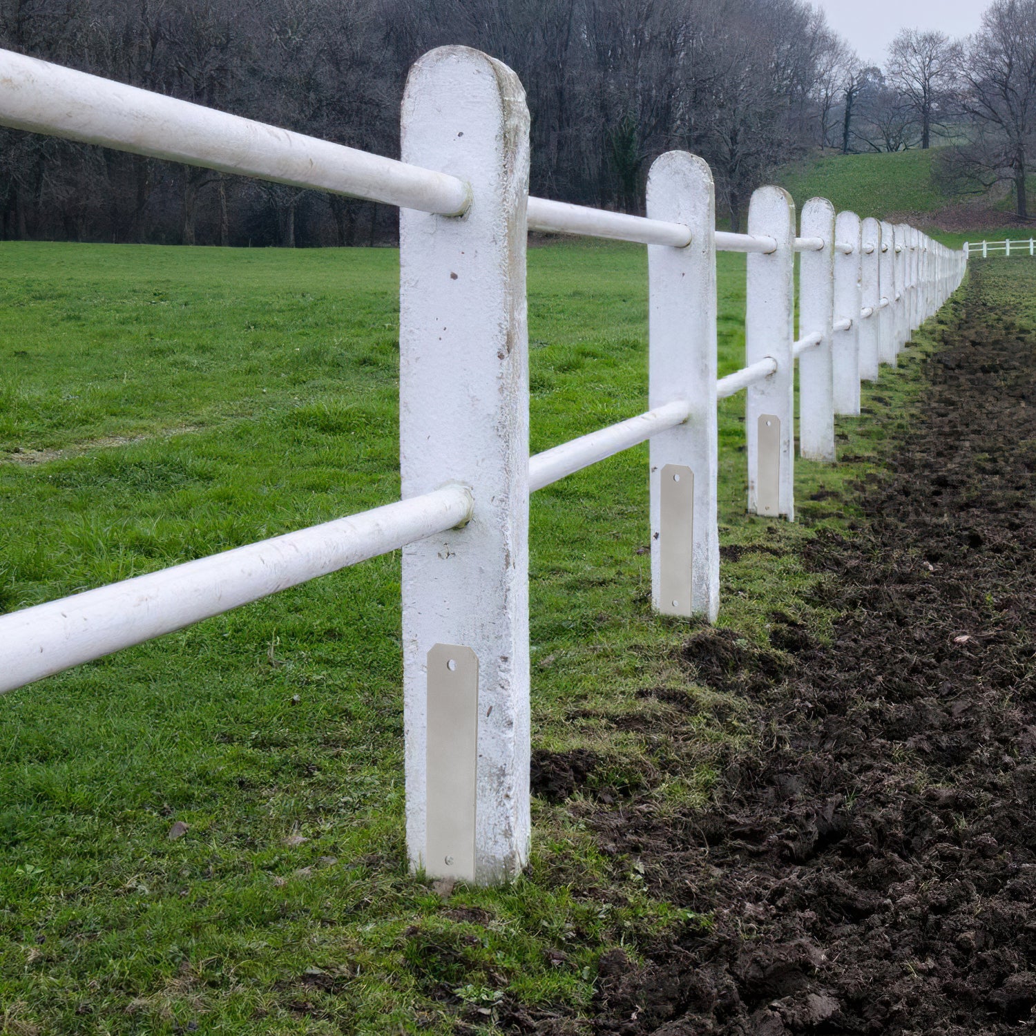 2x H Support de poteau H-ancre Patte de poteau Ancre de poteau Pied de poteau 141x600mm - 9