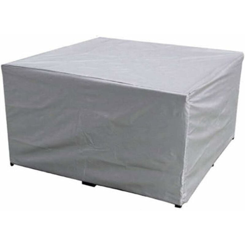 Pokrowiec ochronny na meble ogrodowe, wodoodporna tkanina poliestrowa, na stół i krzesła ogrodowe, ochrona przed promieniowaniem UV - 180 X 120 X 74cm