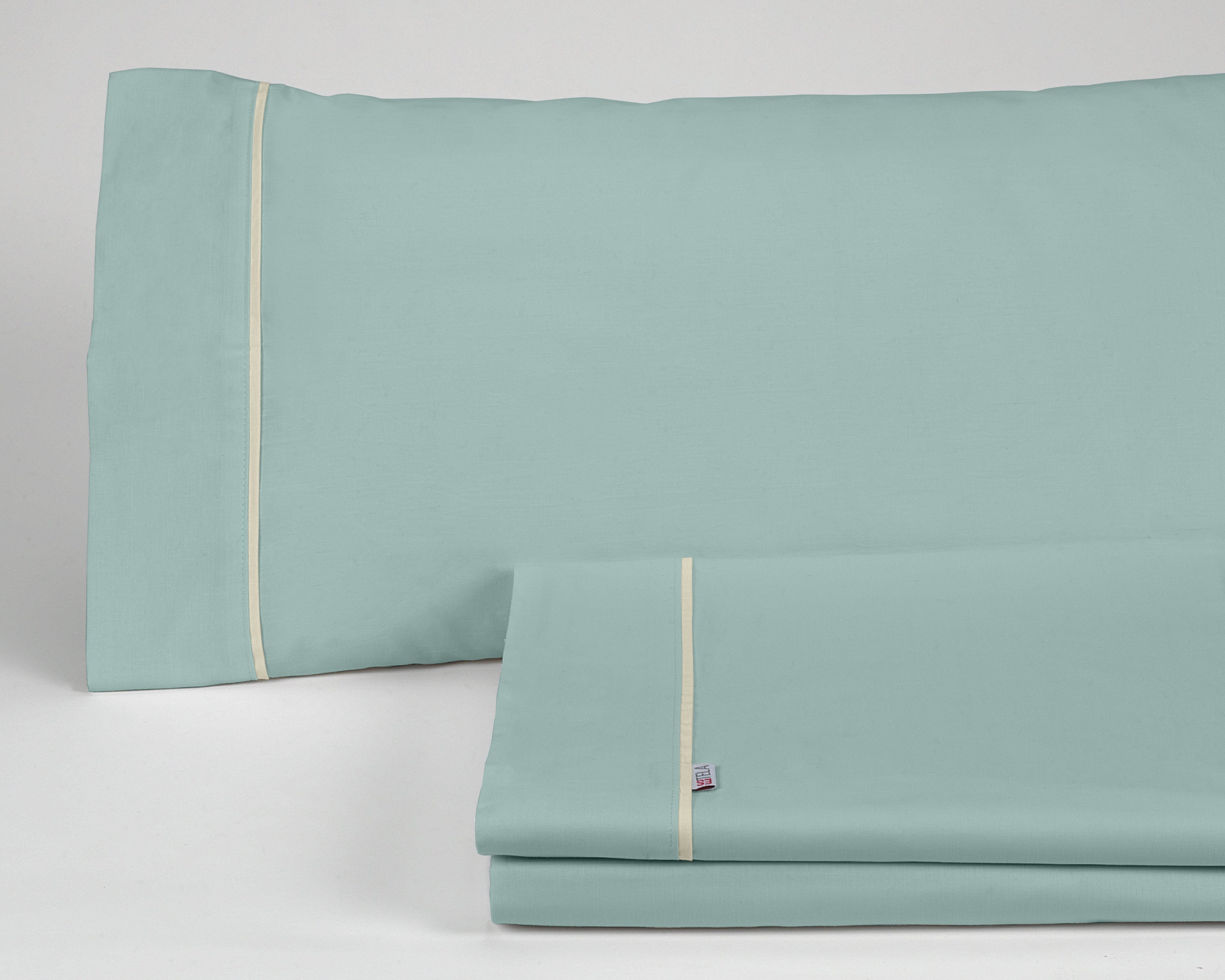 Juego de sábanas color aqua cama de 105 (3 piezas)