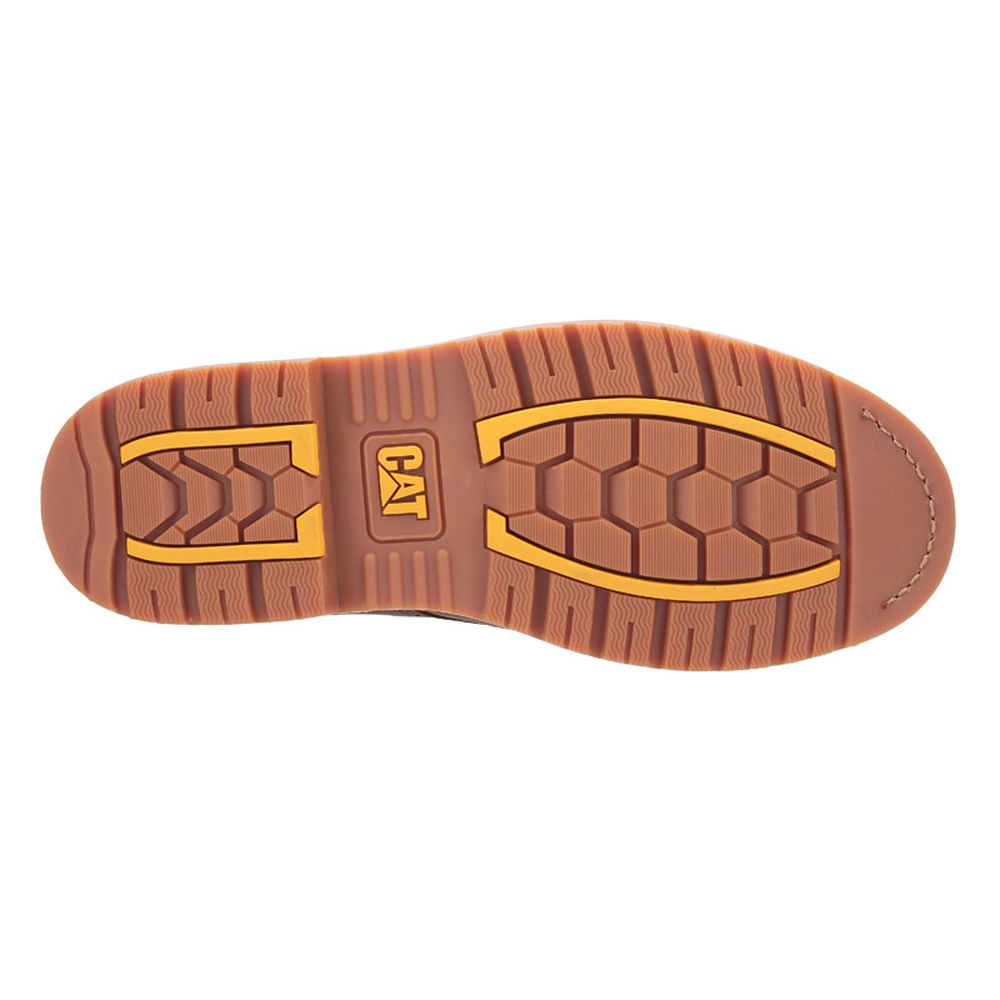 Bota de segurança castanho escuro Nubuk S3 T45 Caterpillar - 4