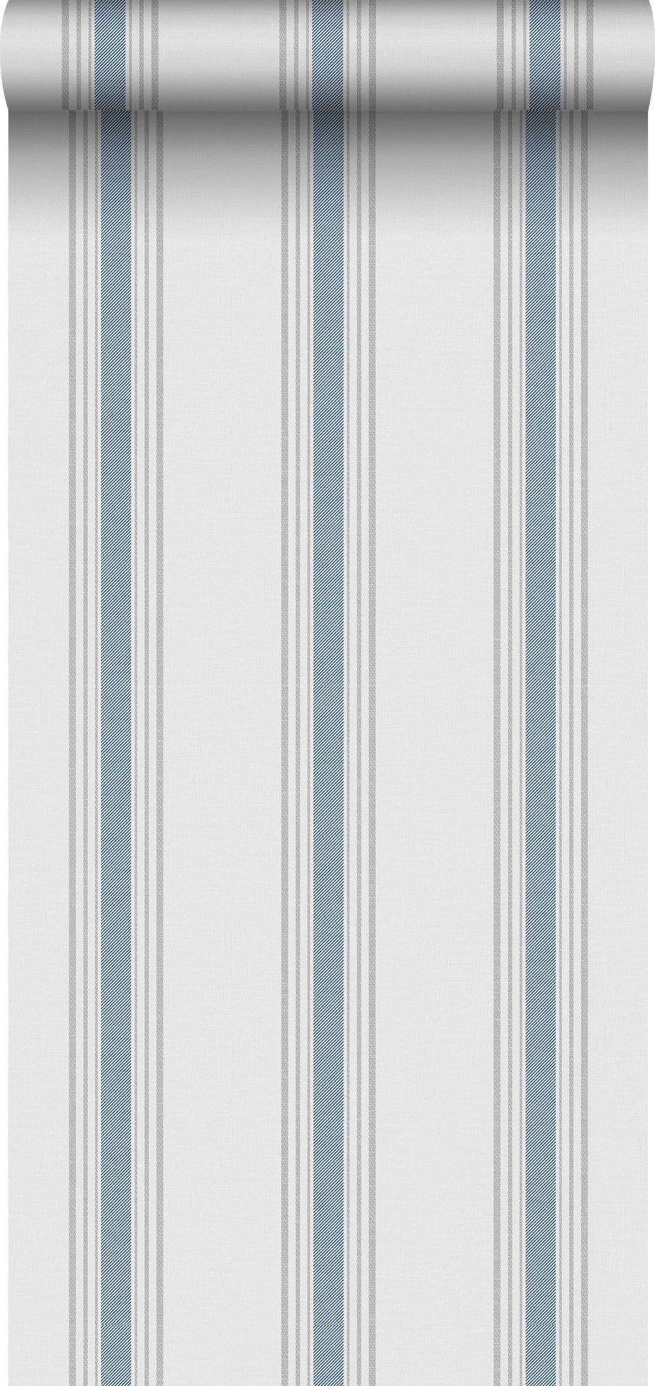 Tapeta paski niebieskimIszarym - 53 cm x 10.05 m - SANDERS &amp; SANDERS