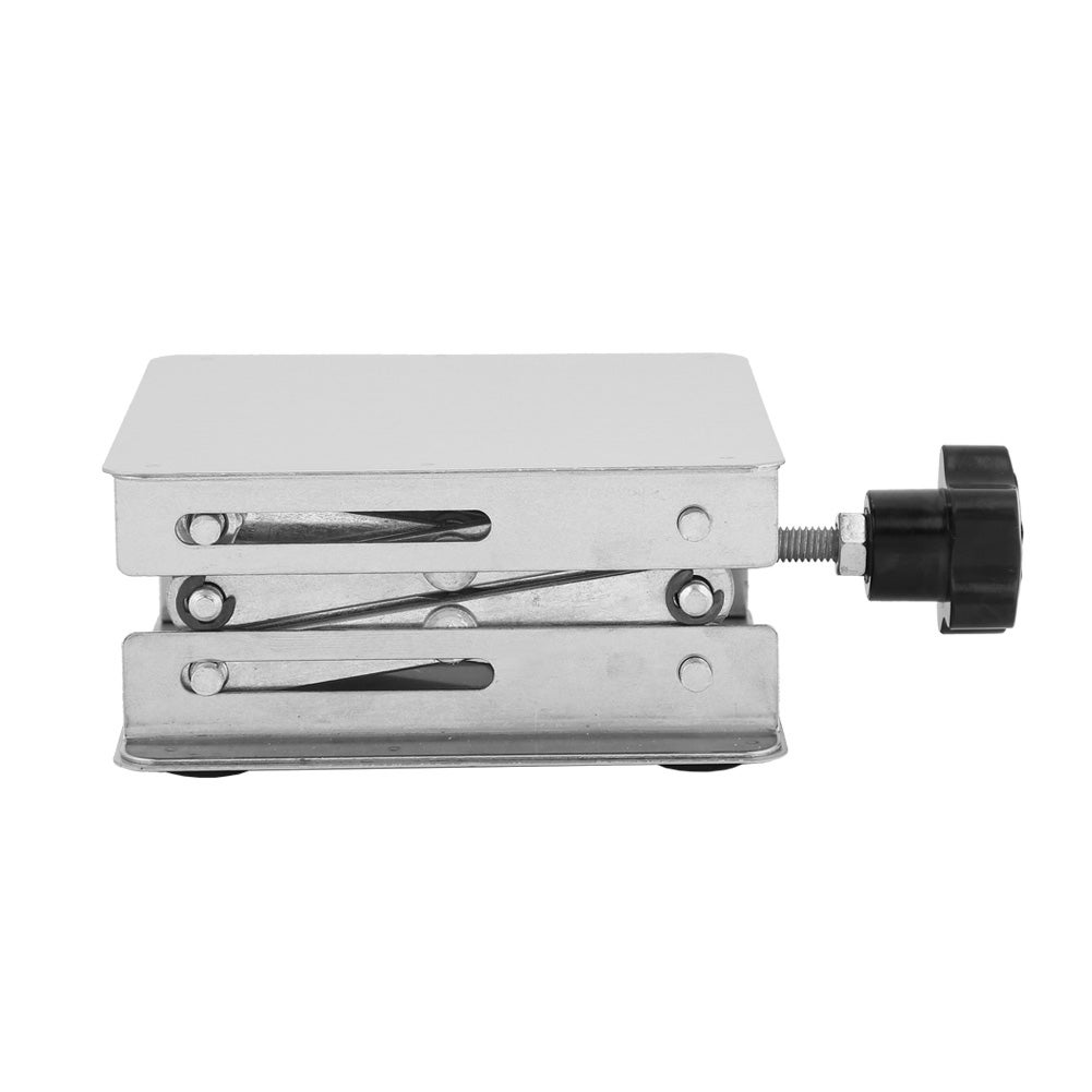 FreeTec Lab Plate-forme En Acier Inoxydable De Levage 20x20cm - Support Rack Ciseaux Lab Lift