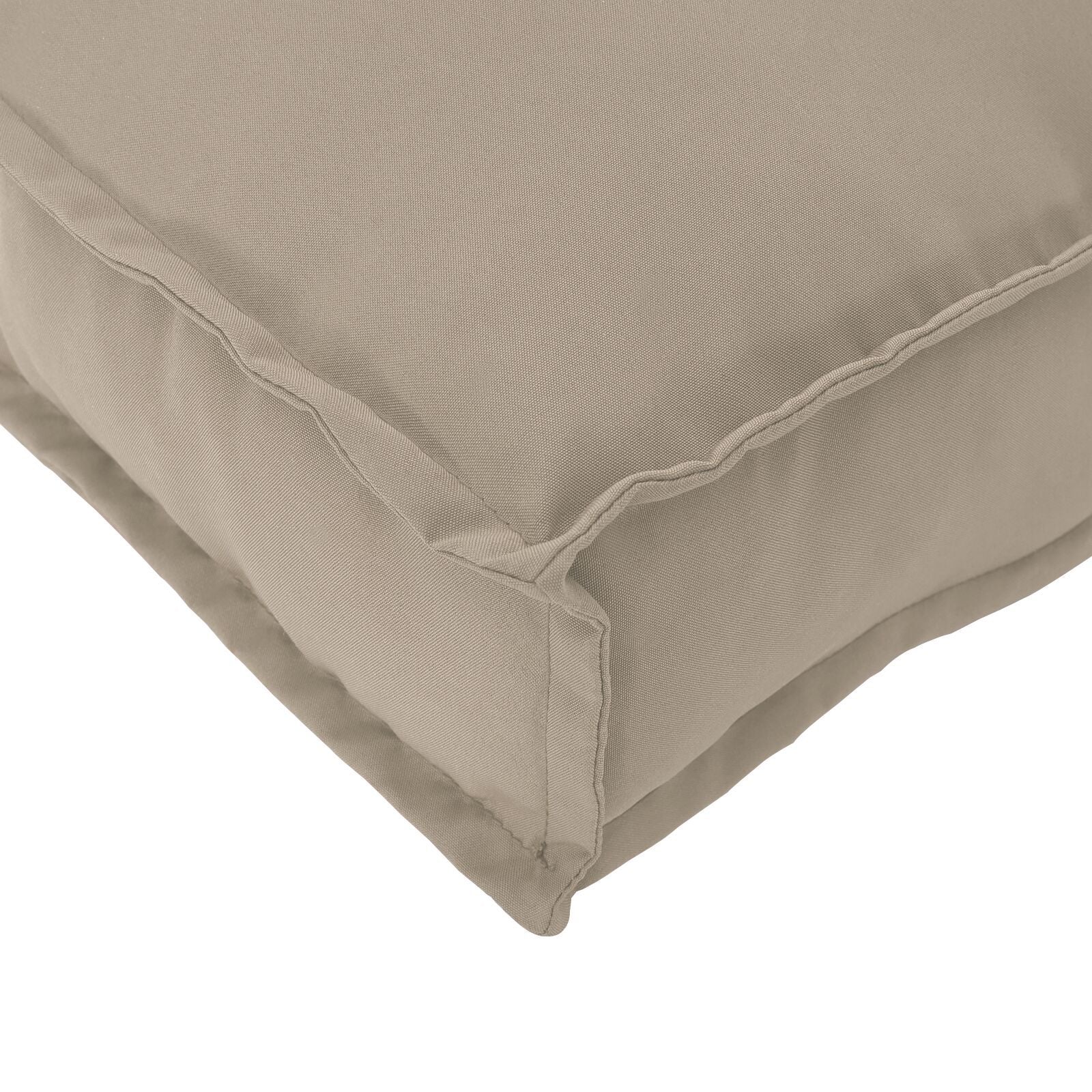 Cojín de Palet para Asiento Taupe 70x70x12 cm Tela Oxford V5399 Unico / Taupe - 8