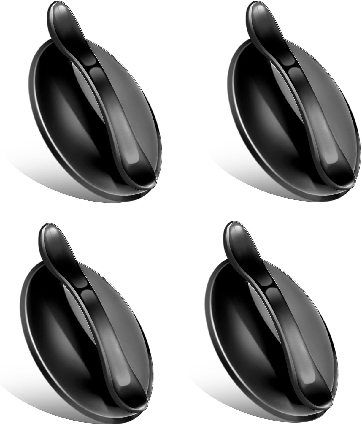 Granvoo 10 Pièces Poignées Adhésives Tiroir, Boutons De Tiroir Auxiliaires, Boutons De Placard De Cuisine, Bouton De Meuble Sans Perçage Pour Fenêtres Armoires Commode (Noir