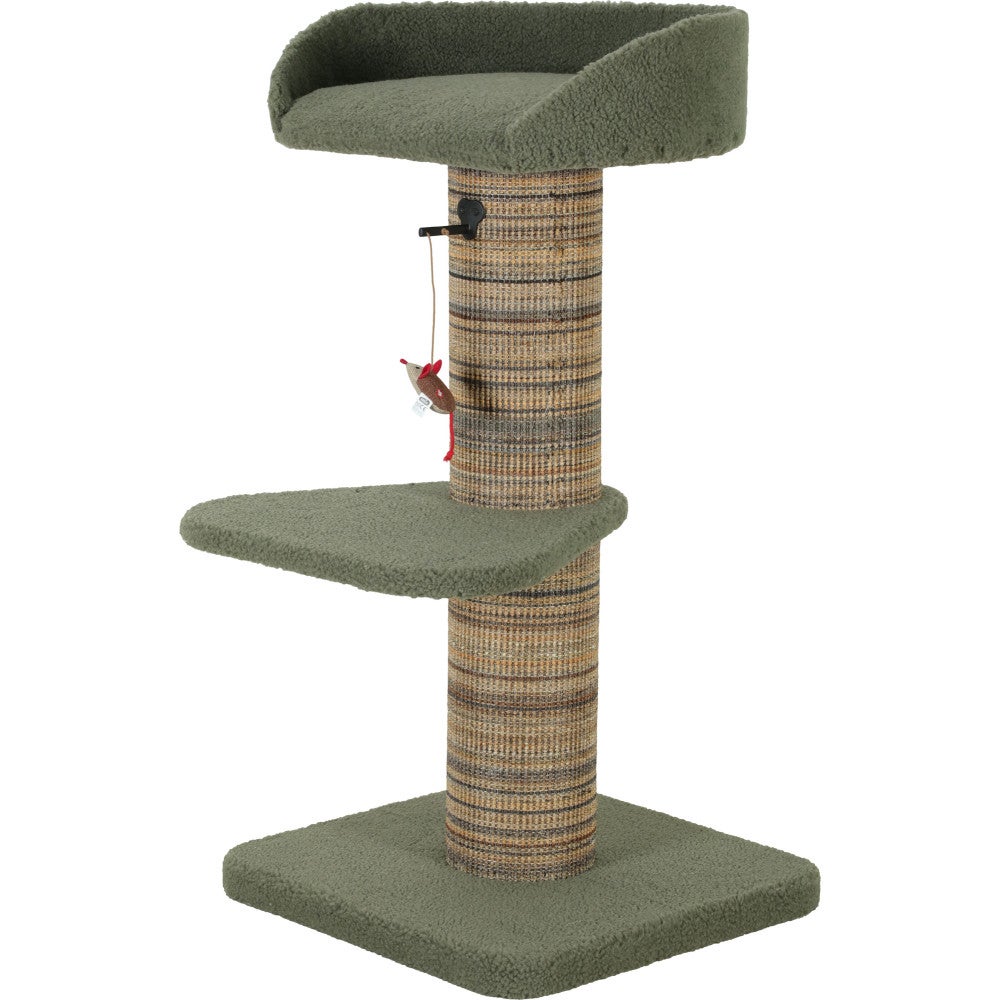 Arbre Chat Bor al 95 Cm Vert Pour Grand Chat Leroy Merlin