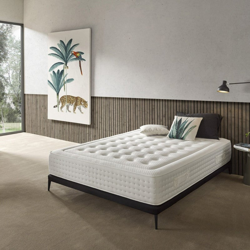 Colchón Visco Muelles Ensacados Natur Premium 120X190 IKON SLEEP 31 cm firmeza media-alta 5 cm visco gel - 2