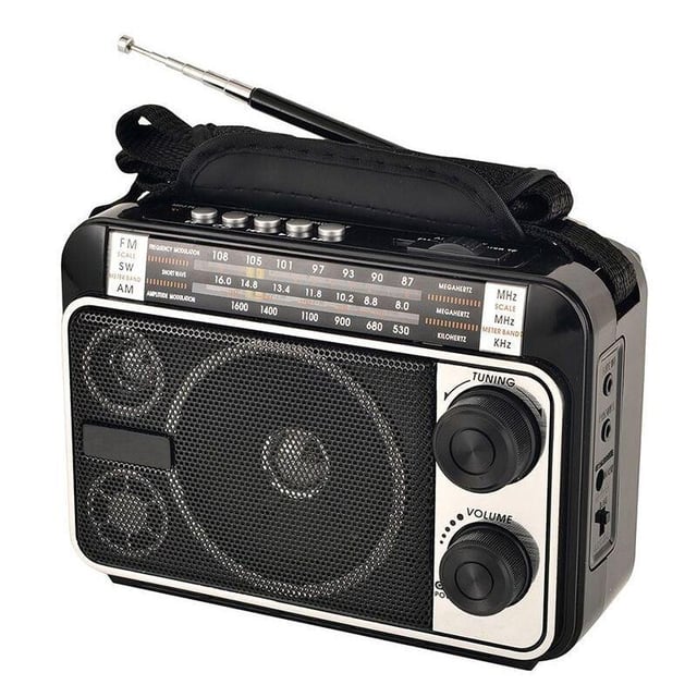 AM/FM/SW1/SW2 Radio à transistor Radio AC ou fonctionnant sur batterie avec la meilleure réception Grand haut-parleur