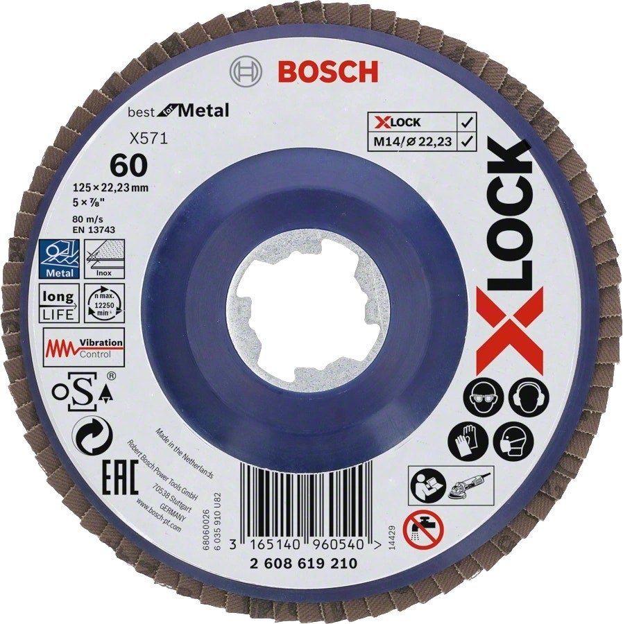 Tarcza listkowa Bosch X-LOCK 125 mm Cyrkon i Aluminia