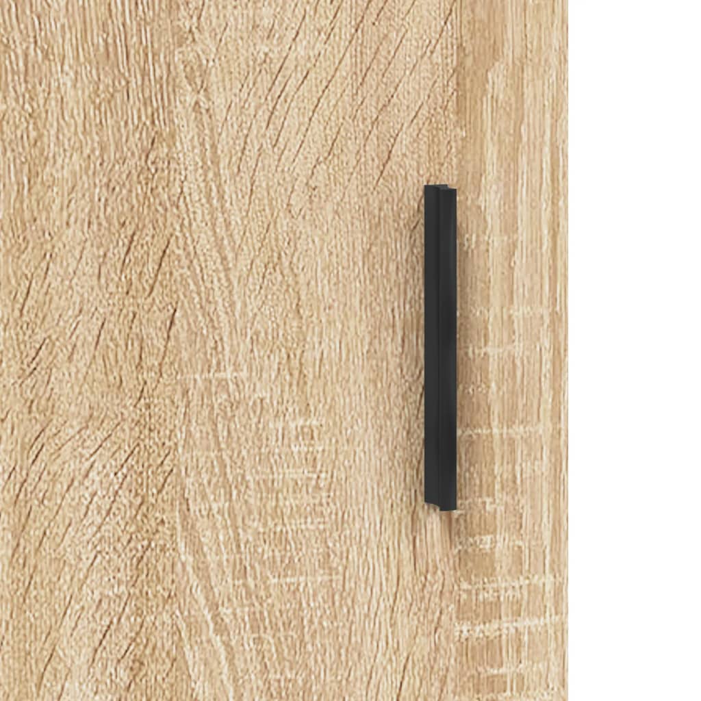 Armoire murale chêne sonoma 60x31x60 cm bois d ingénierie - 8