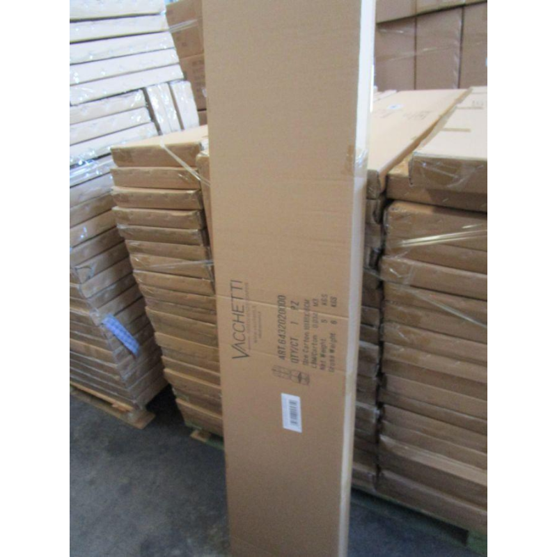 Étagère Jessica en métal noir avec 4 étagères d'angle cm 48 x 33 h160 - 2