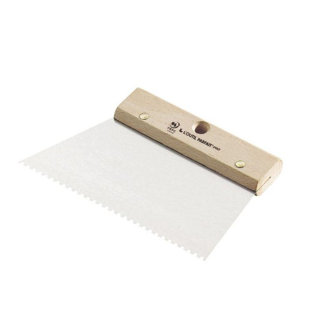 Couteau à colle en acier de 20 cm bois PEFC denture carrée grosse 10x10 mm TKB-C5 (pièce)