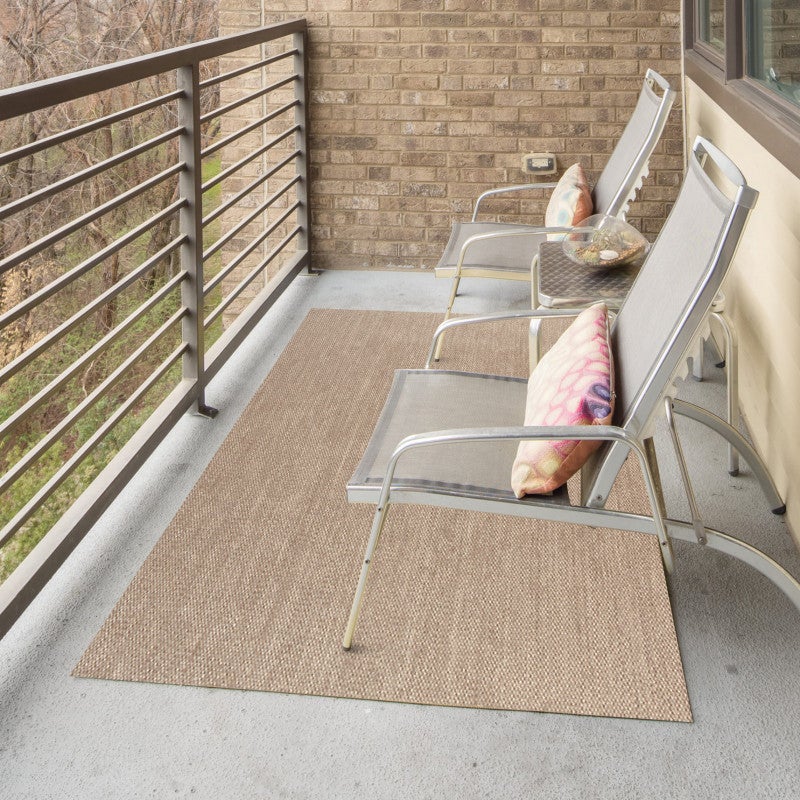 Tapis en vinyle Premium, tapis de intérieur de decoration Tapis en PVC antidérapant et résistant, pour intérieur et extérieur Brun 60 x 90 cm - 6