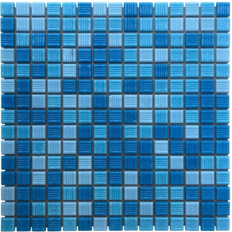 Mozaika Niebieska do Basenu na Papierze – Grubość 4 mm