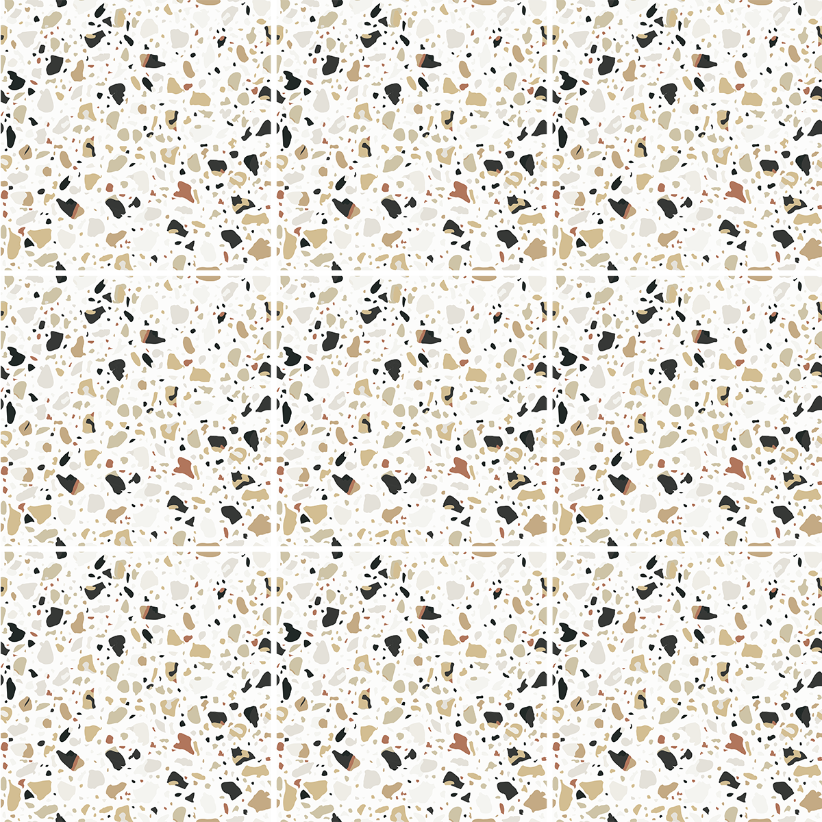 9 adesivi piastrelle terrazzo pablo - Sticker adesivo - adesivi murali - 9stickers20x20cm - 2