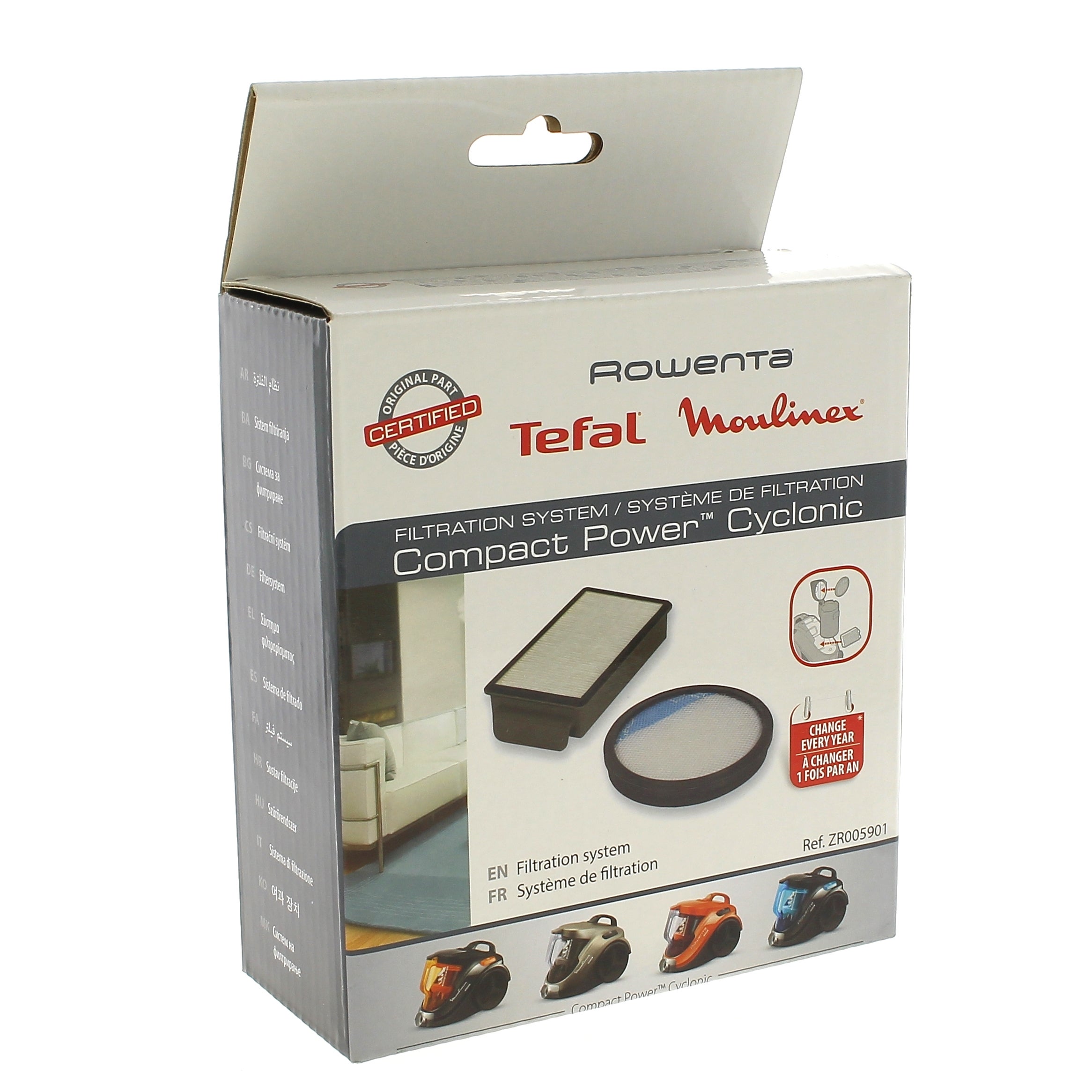 PakTrade Filtro HEPA Sostitutivo Per Rowenta RO 4520 E Silence Force (1 Pezzo, H13)