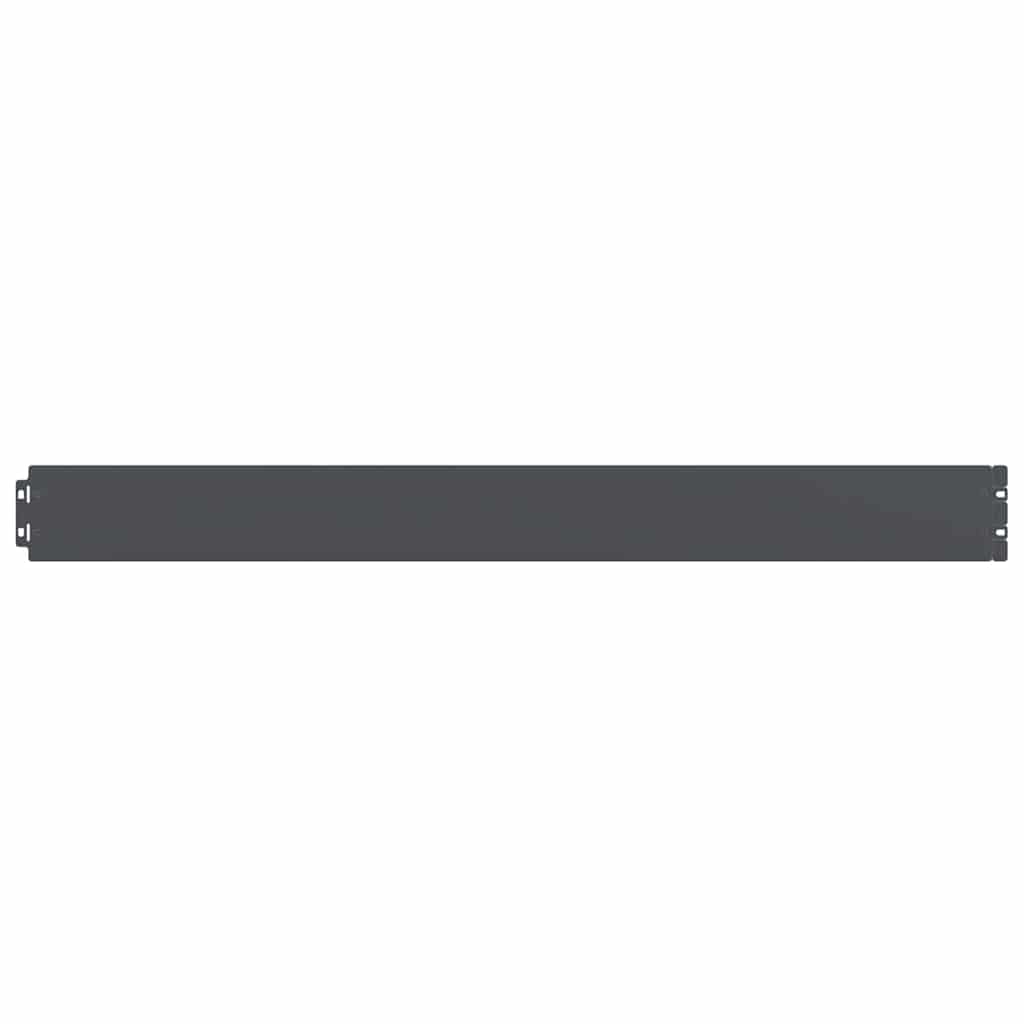 Bordure Jardin 10 pcs 10x103 cm Acier Laminé à Froid Anthracite, Robuste, Anti-Corrosion, Durable, Pelouse Massif Allée, Jardinier - 3