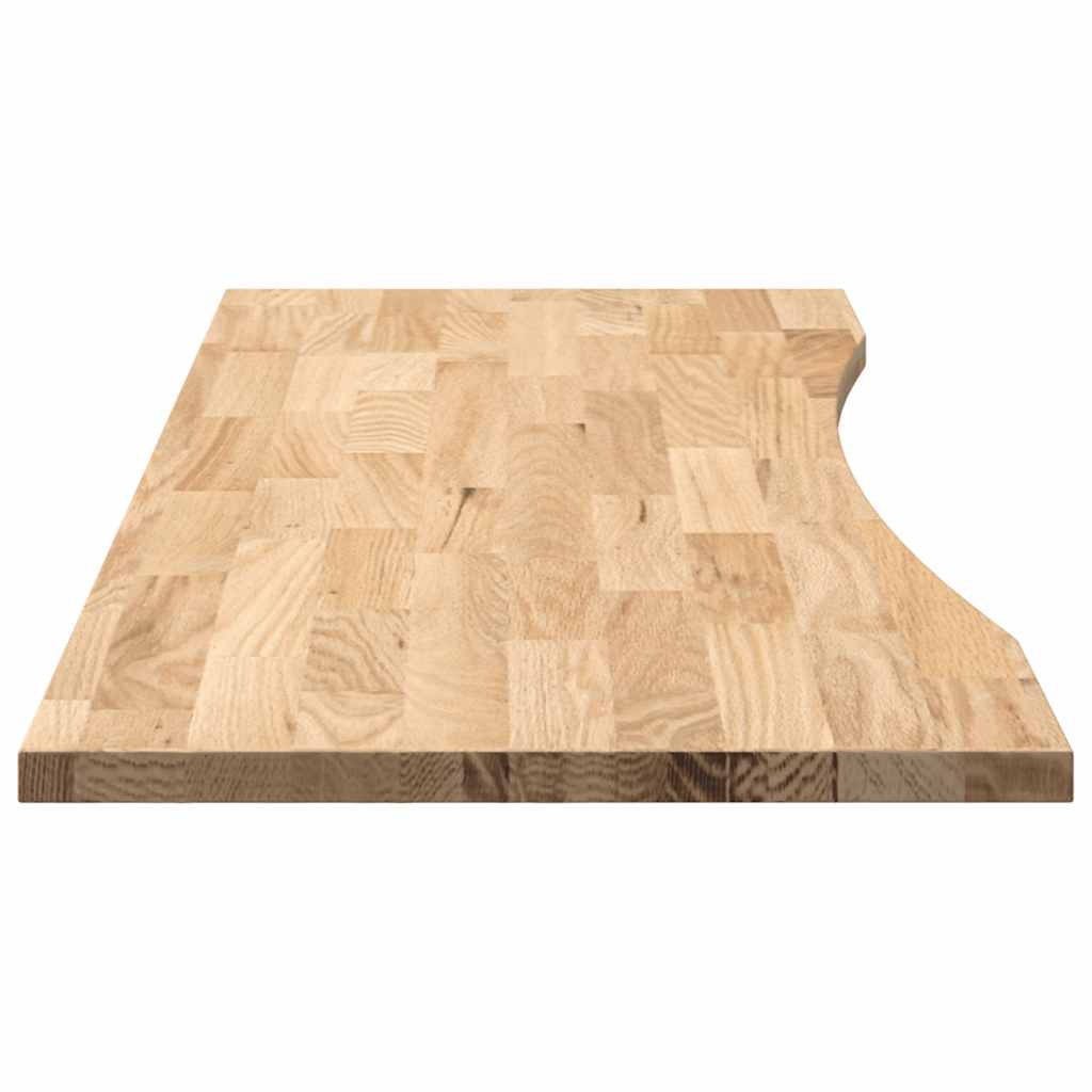 Dessus de bureau non traité, rectangulaire, en bois massif de chêne - 6