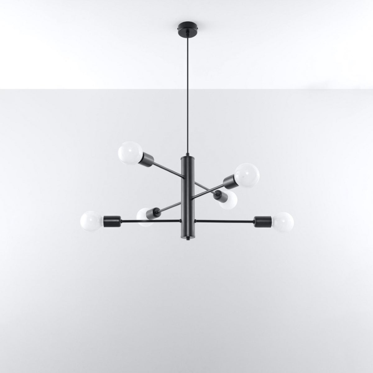 Żyrandol LUXRA 6 LED 4000K - 60x60x85cm Sollux