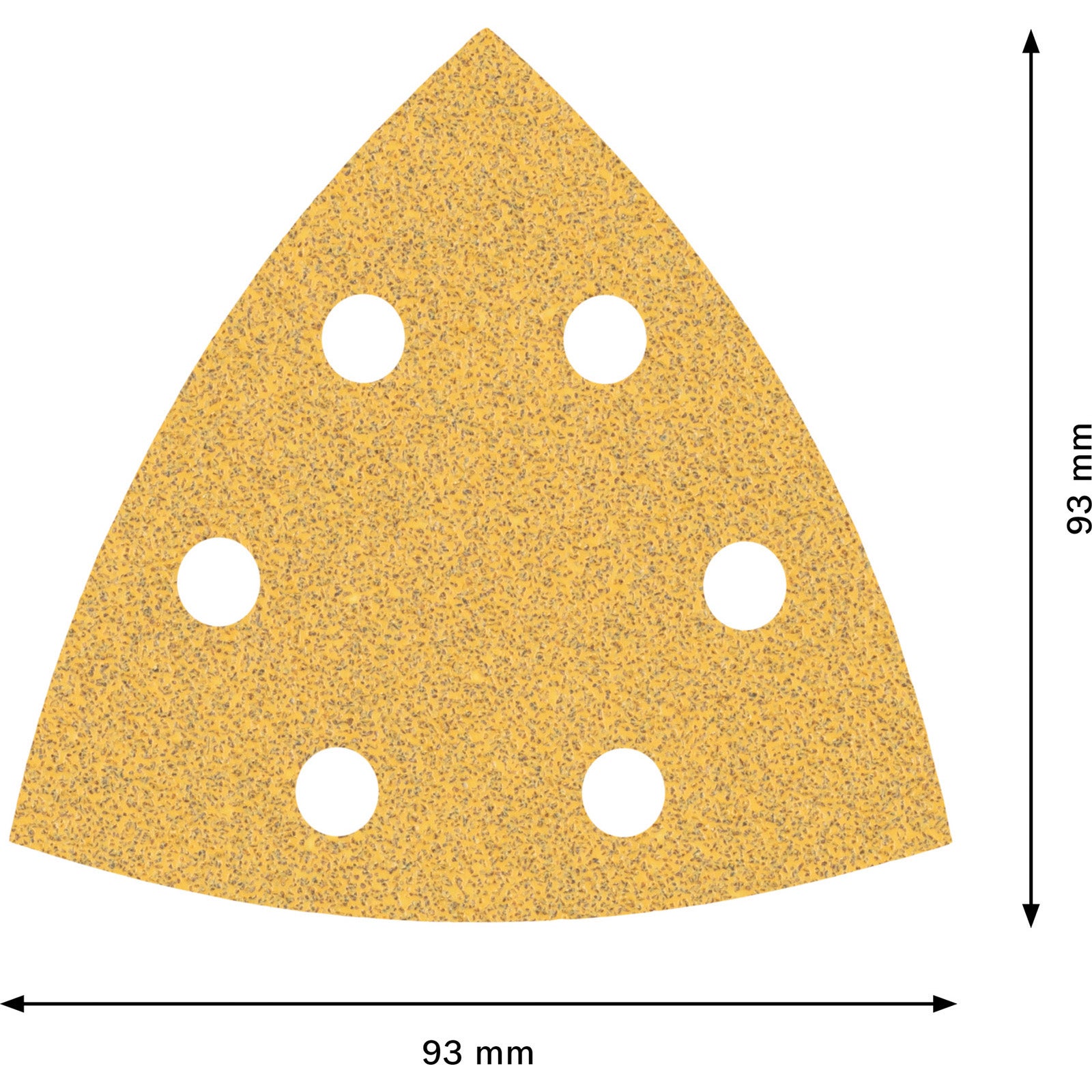 Bosch Accessories 5x Carte Abrasive Expert C470 per Legno Duro, Vernice su Legno, 93x93 mm, Grana 60, Accessorio Levigatrice a Delta - 8