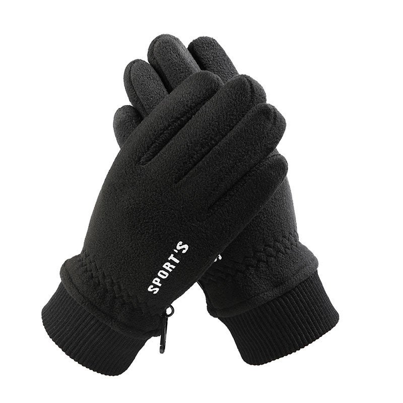 Gants D'hiver Chauds Doublés En Polaire Fine Pour Femme