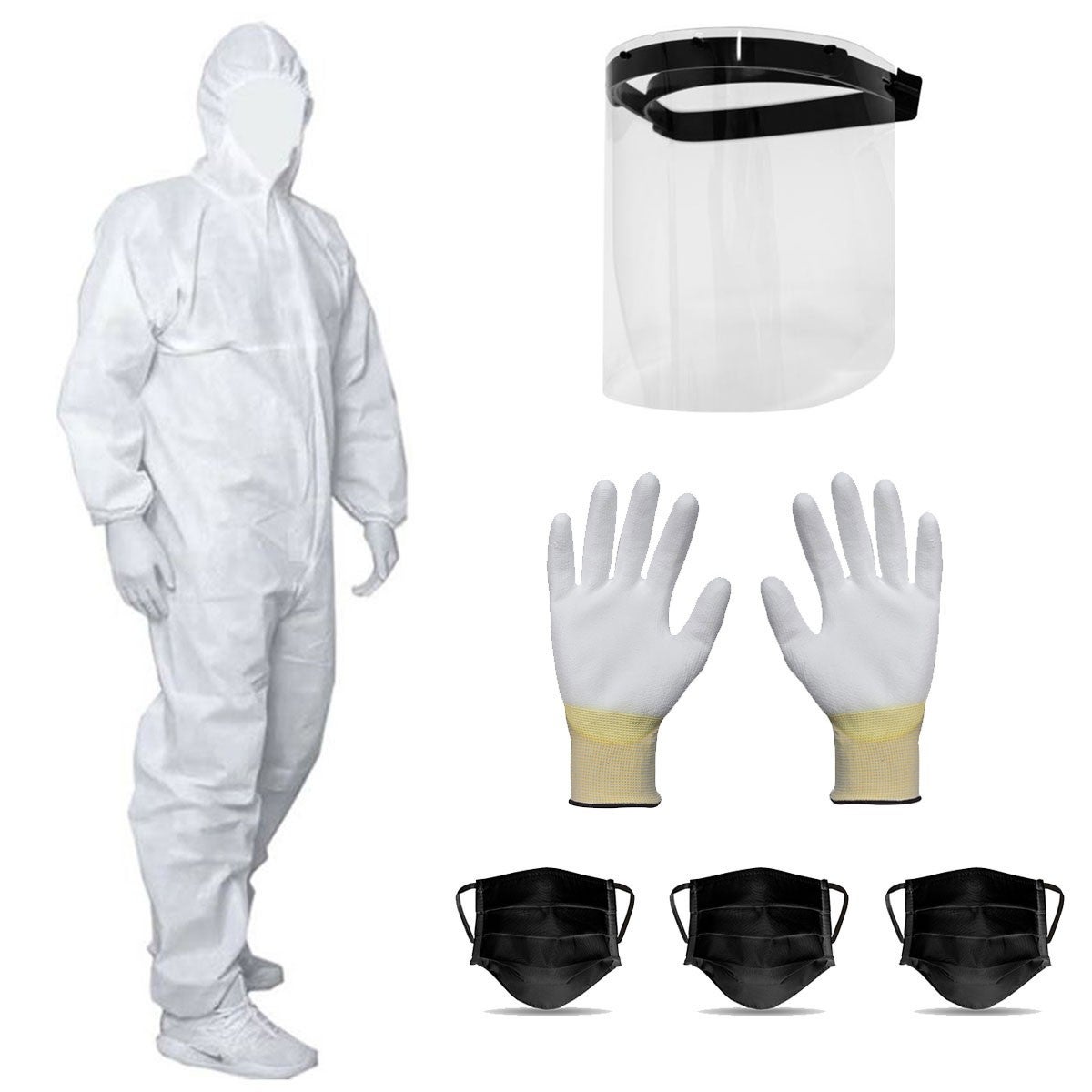 kit-complet-de-protection-combinaison-xl-paire-de-gants-taille-9-masque
