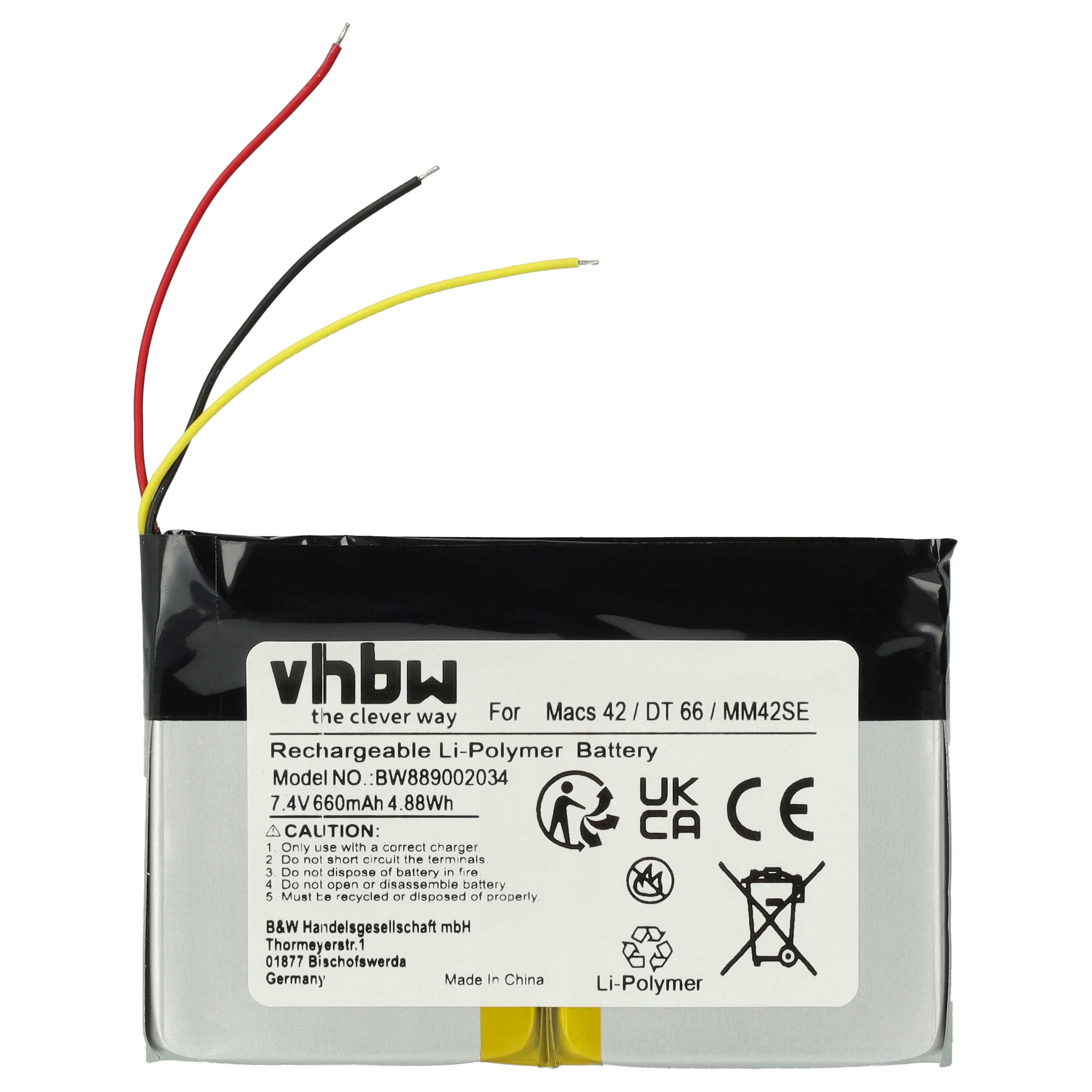 2x Batteria Sostituisce Kenwood KNB-63L, KNB-65L Per Dispositivo Radio 1000mah 7 4v Li Ion 889004250