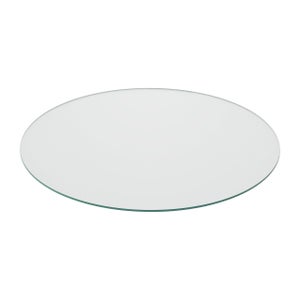 Piano In Vetro Temperato Spesso 9mm, Piano Tavolo Rotondo In Vetro Trasparente, Infrangibile E Durevole, Piano In Vetro Temperato Per Tavoli Da Pranzo, Tavoli Da Giardino,Tavolini ( Color : Clear , Si