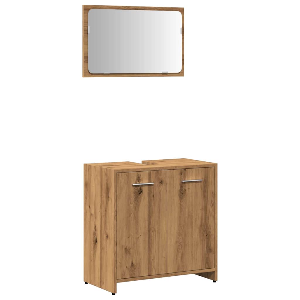 Armoire Salle De Bain Avec Miroir LED 80x60x20cm Anthracite - Fonction Soft-close, étagères Verre, Boîte Prise