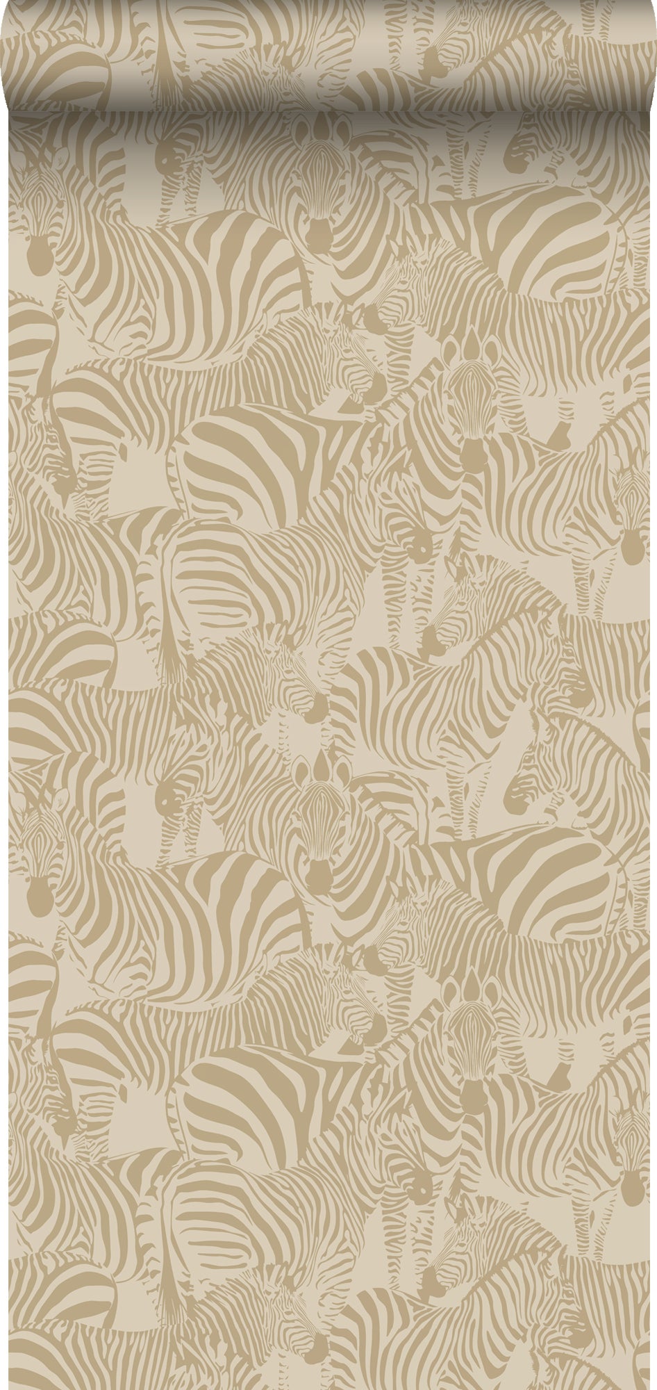 Tapeta zebry beżowym - 50 x 900 cm - ORIGIN