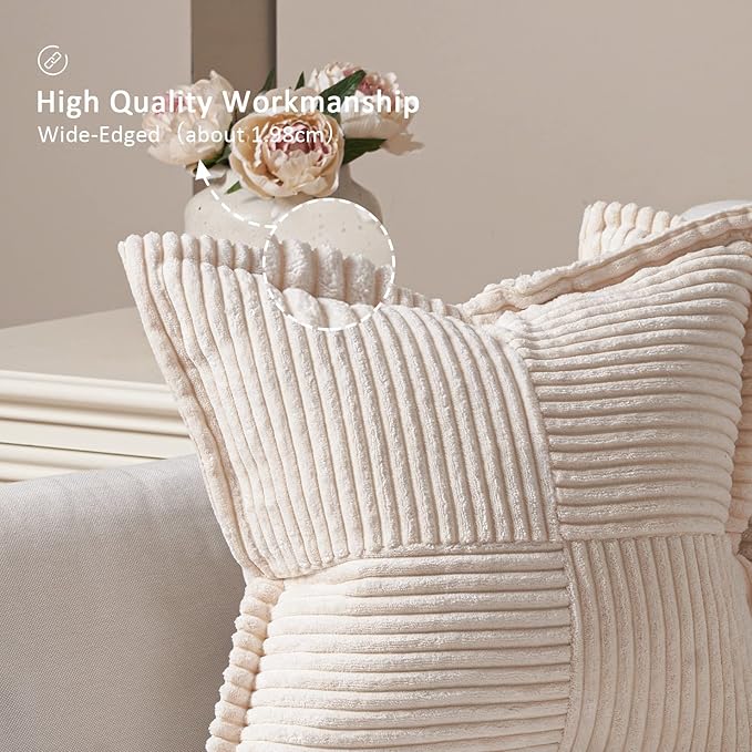 Lot de 2 housses de coussin 40x40 bohème coloré canapé salon - Décoration