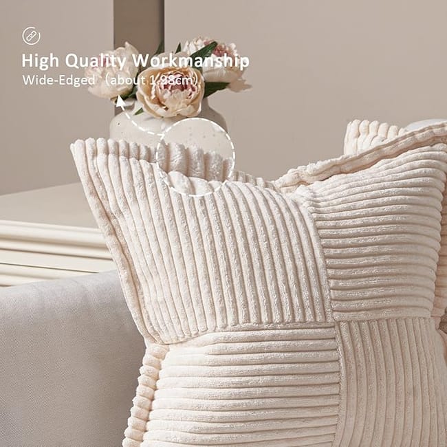 Lot de 2 housses de coussin 40x40 bohème coloré canapé salon - Décoration Lot de 2 housses de coussin 40x40 bohème coloré canapé salon - Décoration