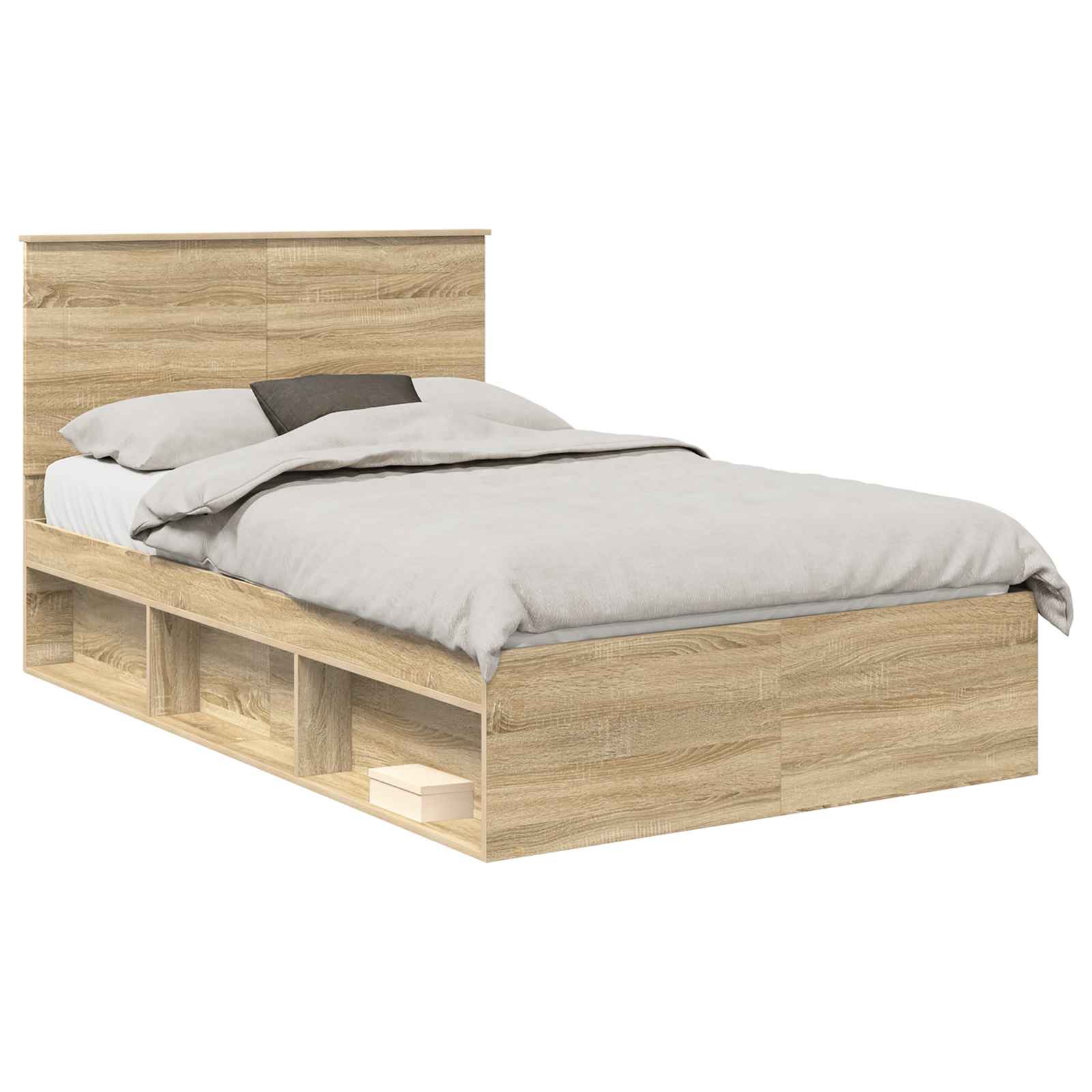 Cadre de lit 120 x 200 cm pin massif - 2