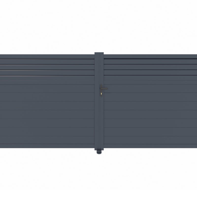 Aluminiowa brama skrzydłowa 3m CARPATIA 300B160