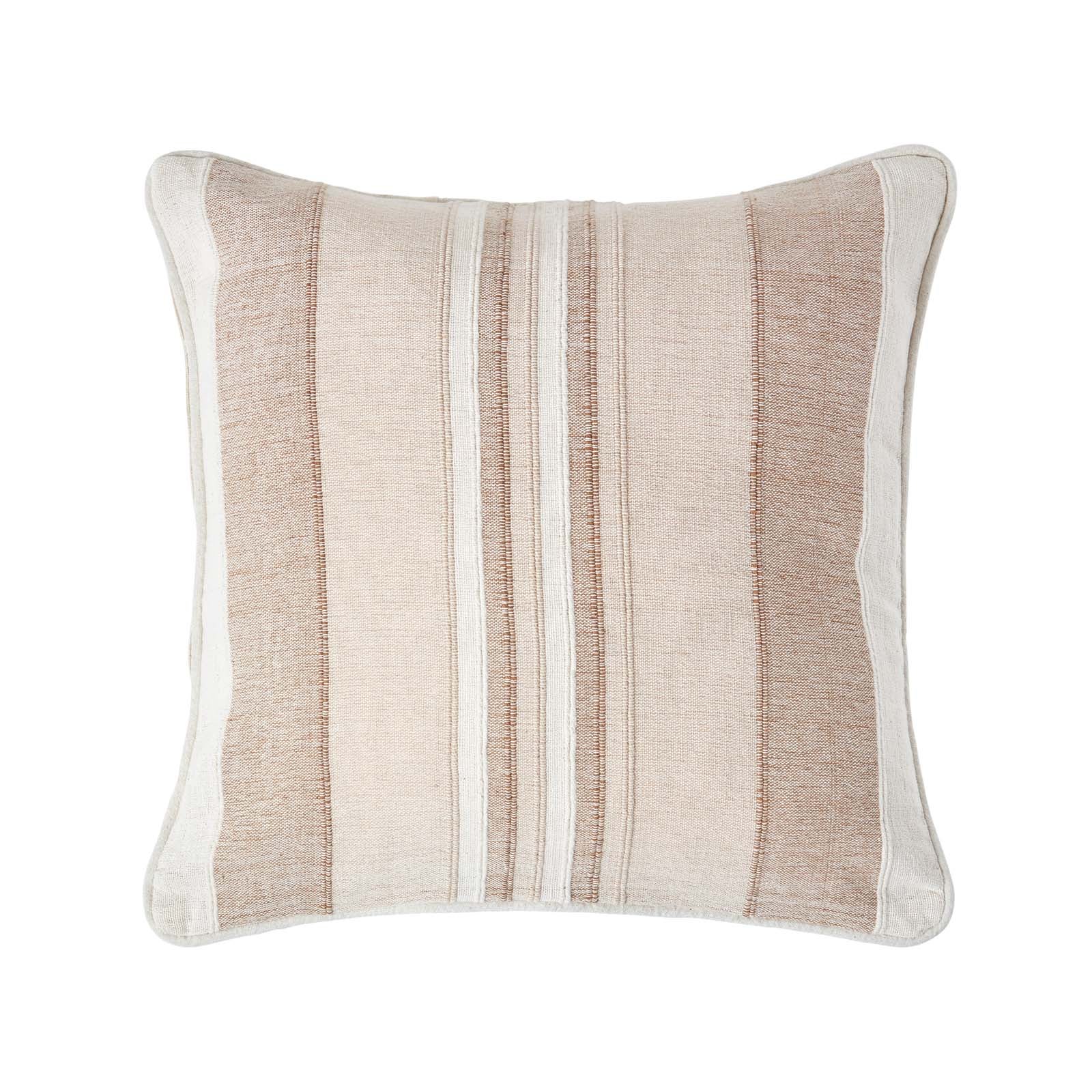 HOMESCAPES Federa Per Cuscino Morocco Arancione 45x45 Cm - Cotone 100% Con Cerniera, Fatto A Mano In India